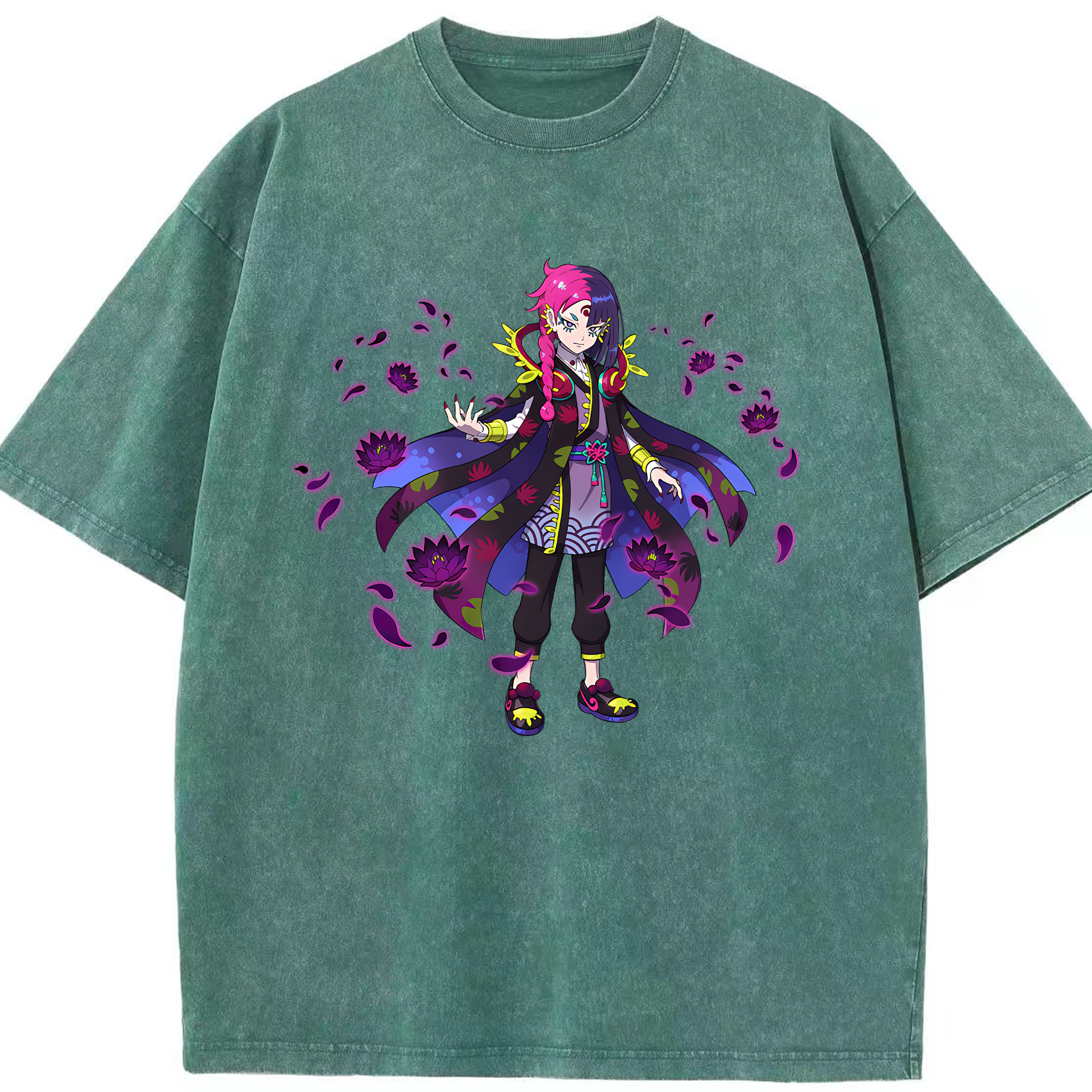（画像用） 妖怪ウォッチ Yo-kai Watch 綿100% ヴィンテージ風 半袖Tシャツ（フロントプリント）